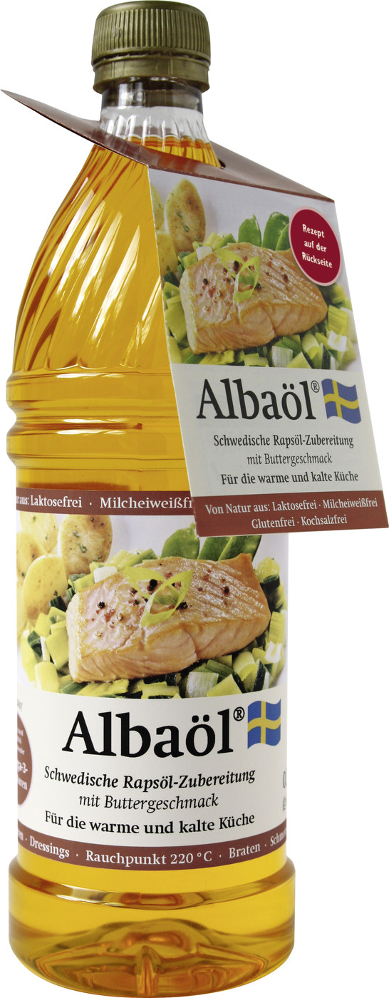 Albaöl Schwedische Rapsölzubereitung mit Buttergeschmack 750ML