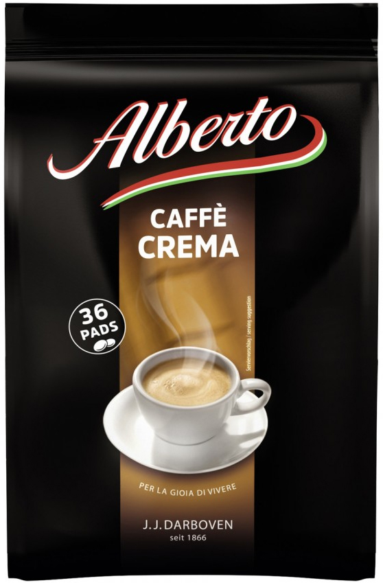 Alberto Caffè Crema Pads 36ST 252G