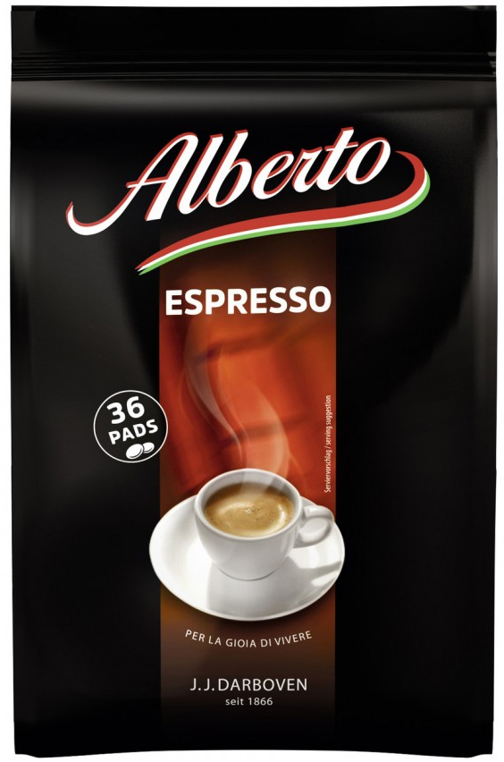 Alberto Espresso Kaffeepads 36ST 252G