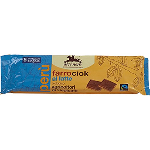 Alce Nero Farrociock Barretta Di Cioccolato Al Latte E Farro Biologico 1 Pezzo Alce Nero Farrociock Barretta Di Cioccolato Al Latte E Farro Biologico 1 Pezzo von Alce Nero