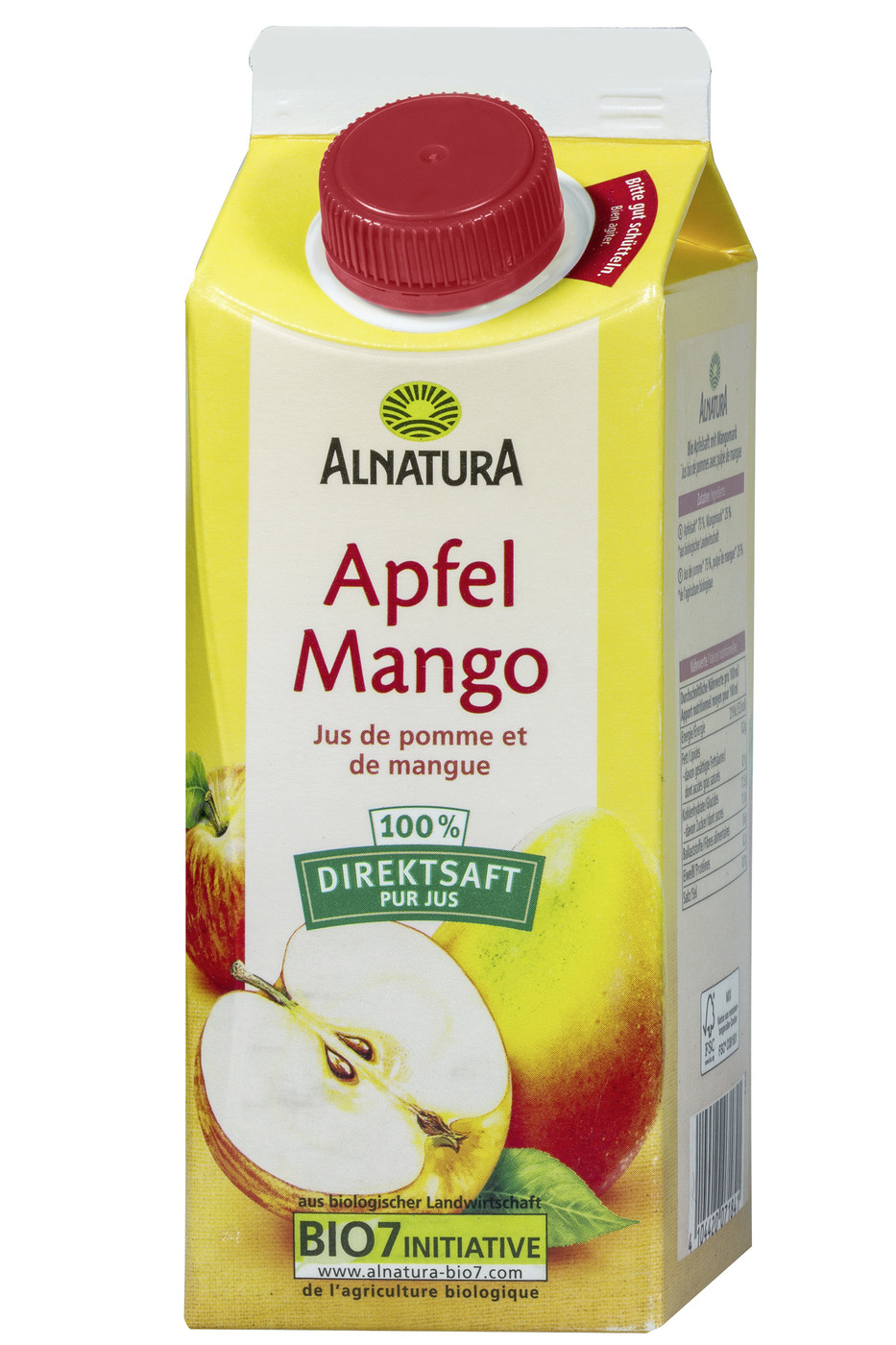 Alnatura Bio Apfel Mango 100% Direktsaft 0,75L