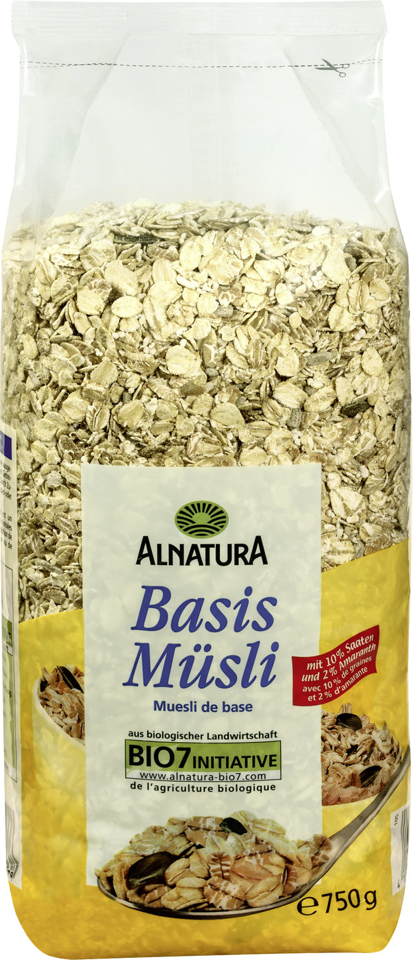 Alnatura Bio Basis Müsli 750G