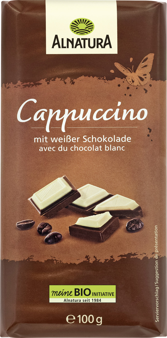 Alnatura Bio Cappuccino Schokolade 100G Alnatura Bio Cappuccino Schokolade 100G