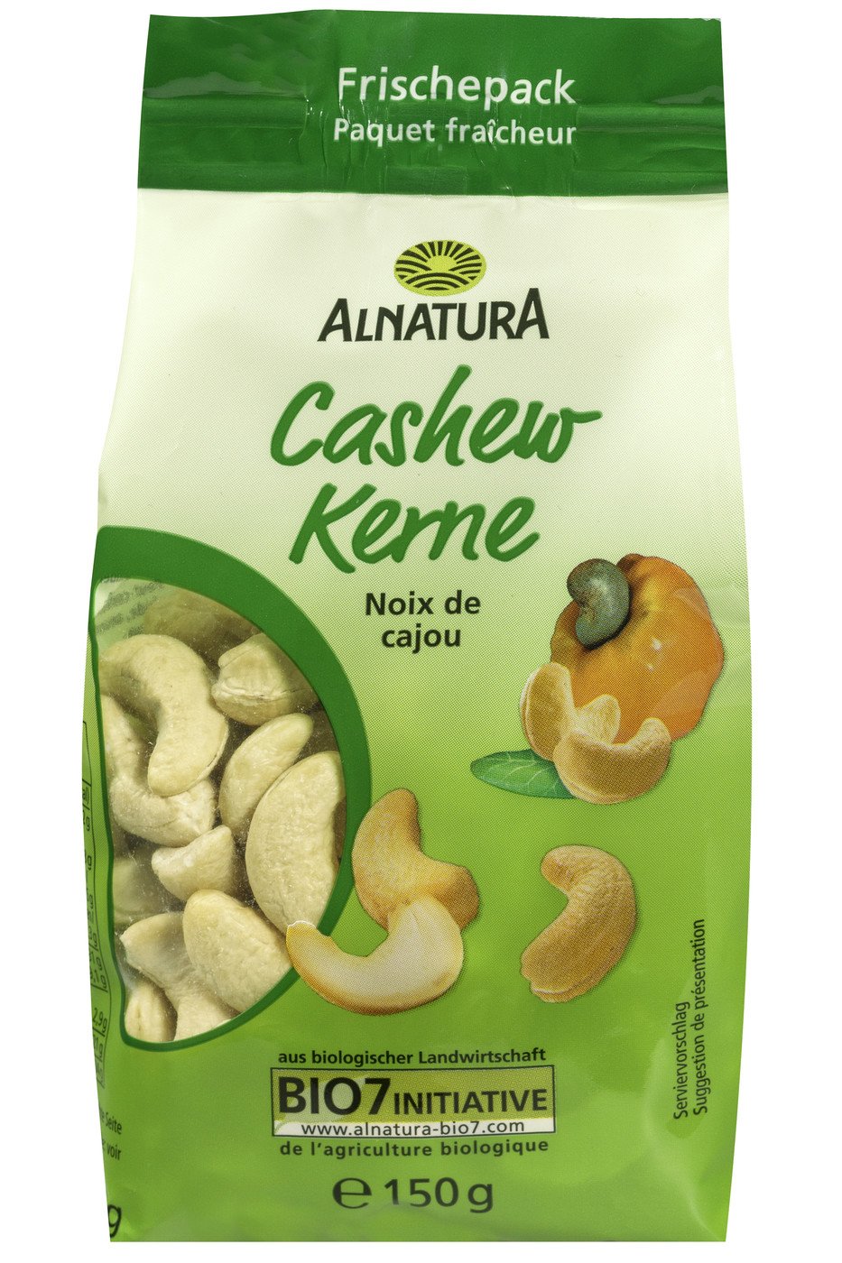 Alnatura Bio Cashew Kerne 150G Alnatura Bio Cashew Kerne 150G