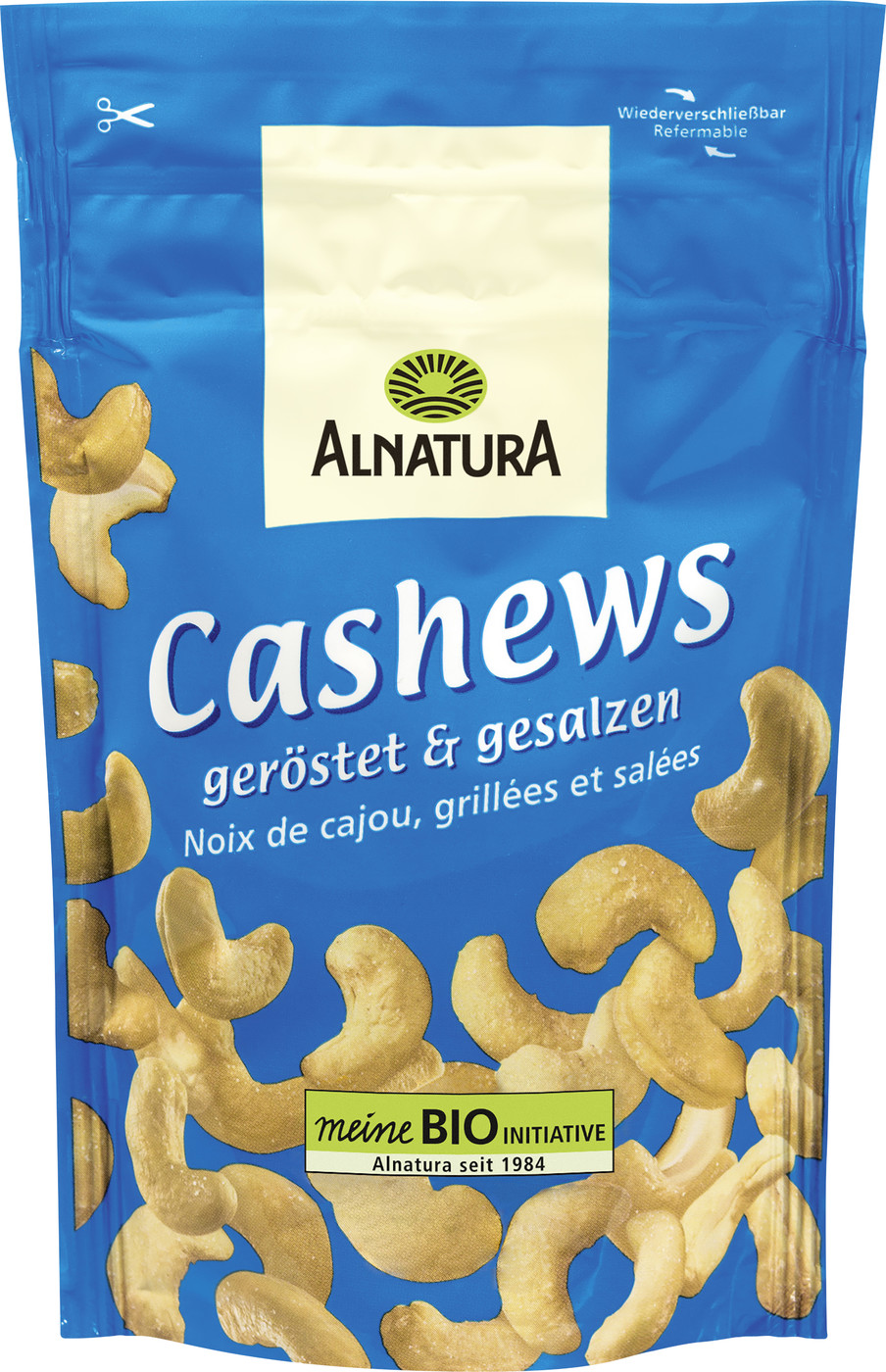 Alnatura Bio Cashews geröstet & gesalzen 100G Alnatura Bio Cashews geröstet & gesalzen 100G