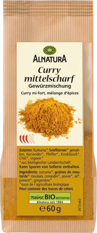 Alnatura Bio Curry Gewürzmischung 60G Alnatura Bio Curry Gewürzmischung 60G