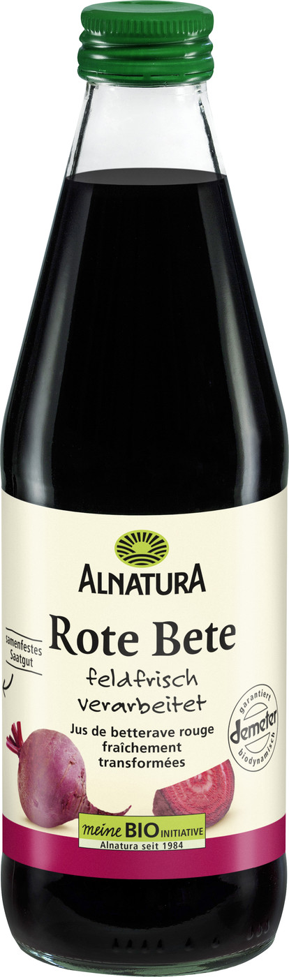 Alnatura Bio Demeter Rote Bete Saft feldfrisch 0,33L Alnatura Bio Demeter Rote Bete Saft feldfrisch 0,33L