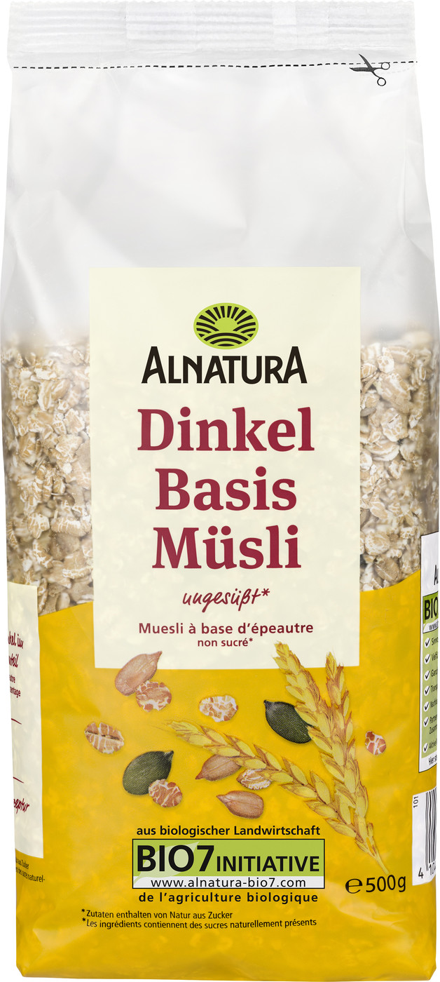 Alnatura Bio Dinkel Basis Müsli 500G