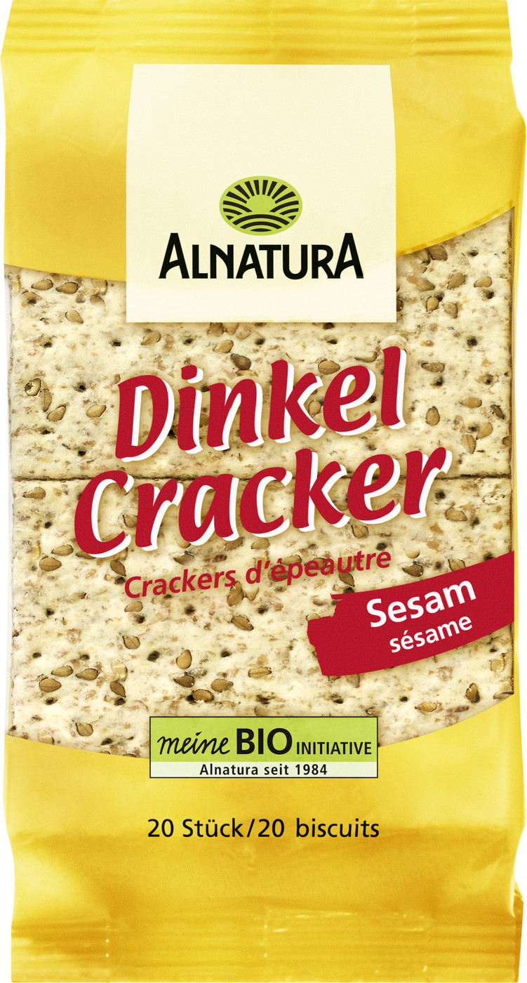 Alnatura Bio Dinkel Cracker Sesam 100G Alnatura Bio Dinkel Cracker Sesam 100G