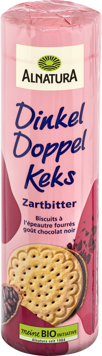 Alnatura Bio Dinkel Doppel Keks Zartbitter 330G Alnatura Bio Dinkel Doppel Keks Zartbitter 330G