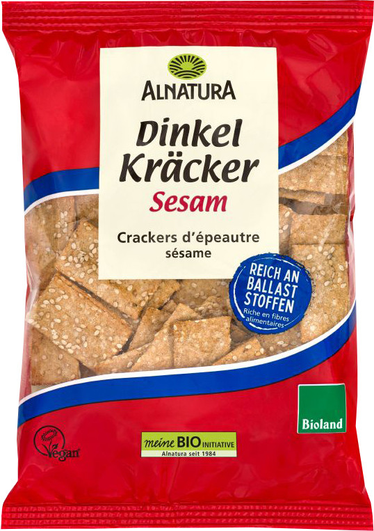 Alnatura Bio Dinkel Kräcker Sesam 175G Alnatura Bio Dinkel Kräcker Sesam 175G