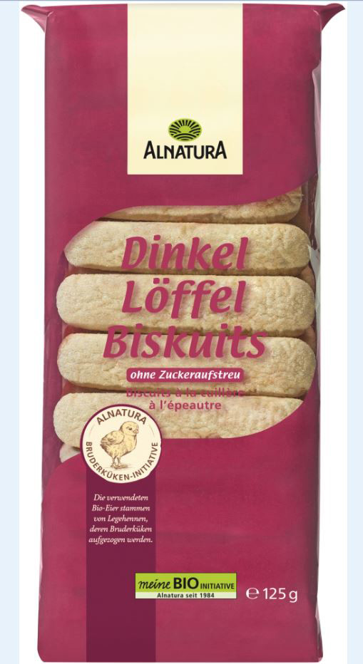 Alnatura Bio Dinkel Löffelbiskuits 125G Alnatura Bio Dinkel Löffelbiskuits 125G