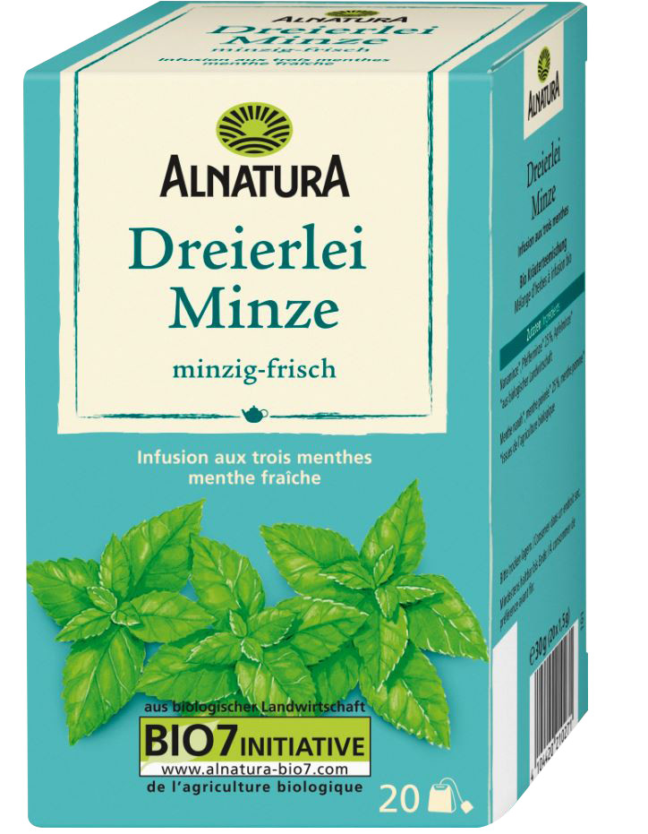 Alnatura Bio Dreierlei Minze Tee 20ST 30G Alnatura Bio Dreierlei Minze Tee 20ST 30G