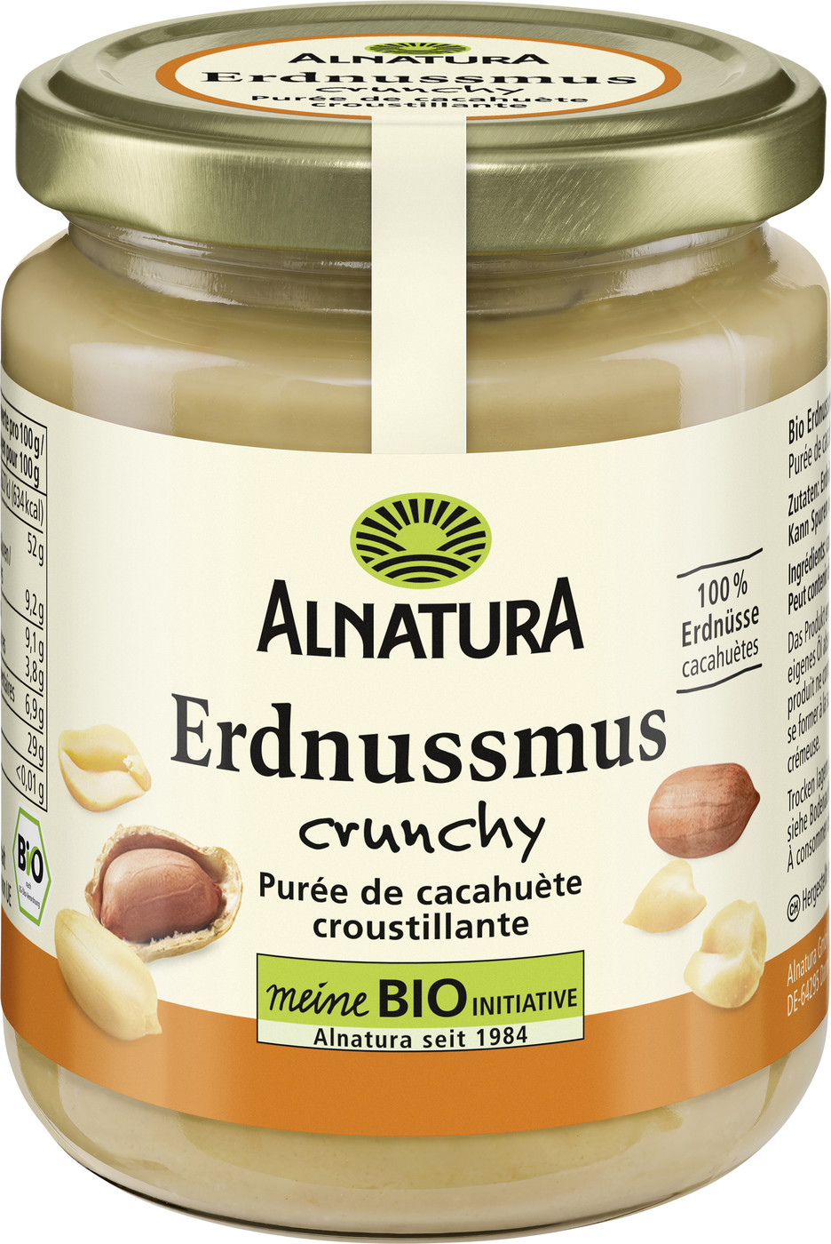 Alnatura Bio Erdnussmus Crunchy 250G Alnatura Bio Erdnussmus Crunchy 250G