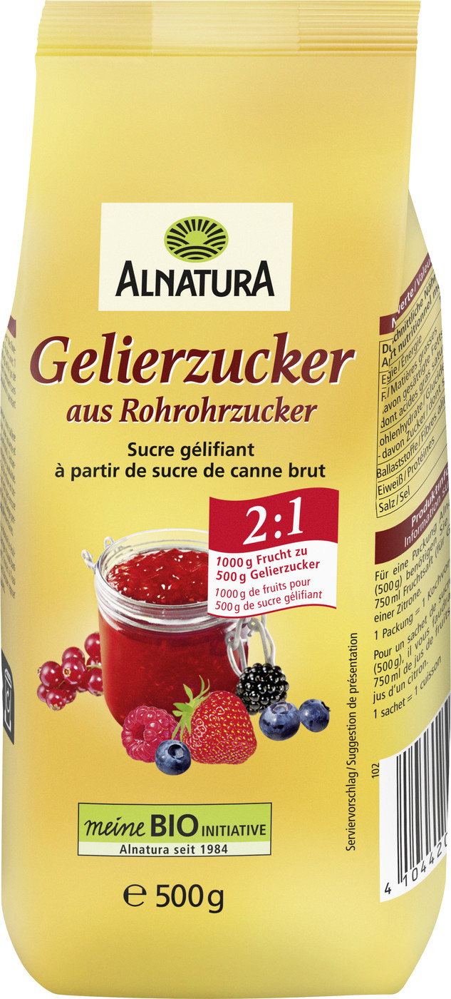 Alnatura Bio Gelierzucker 2:1 500G Alnatura Bio Gelierzucker 2:1 500G