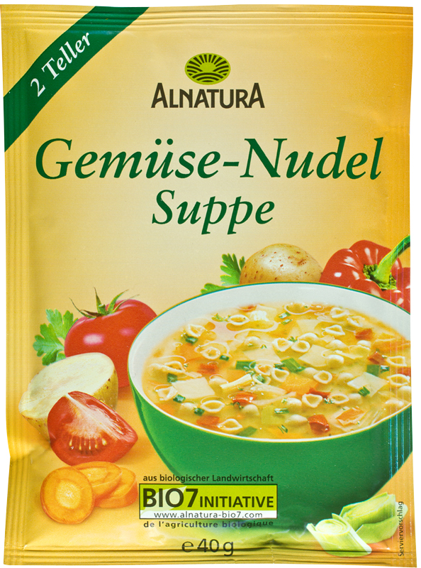 Alnatura Bio Gemüse-Nudel Suppe 40G