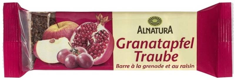 Alnatura Bio Granatapfel-Traube Fruchtschnitte 75G