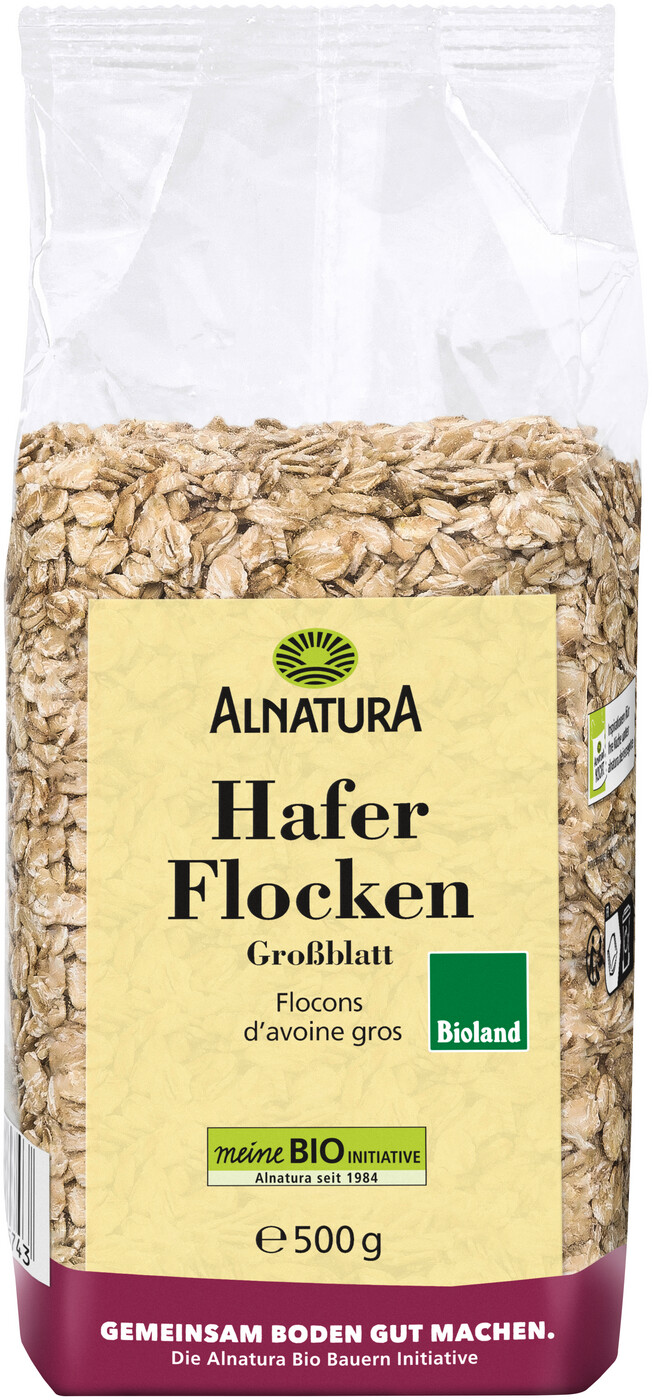 Alnatura Bio Haferflocken Großblatt 500G Alnatura Bio Haferflocken Großblatt 500G