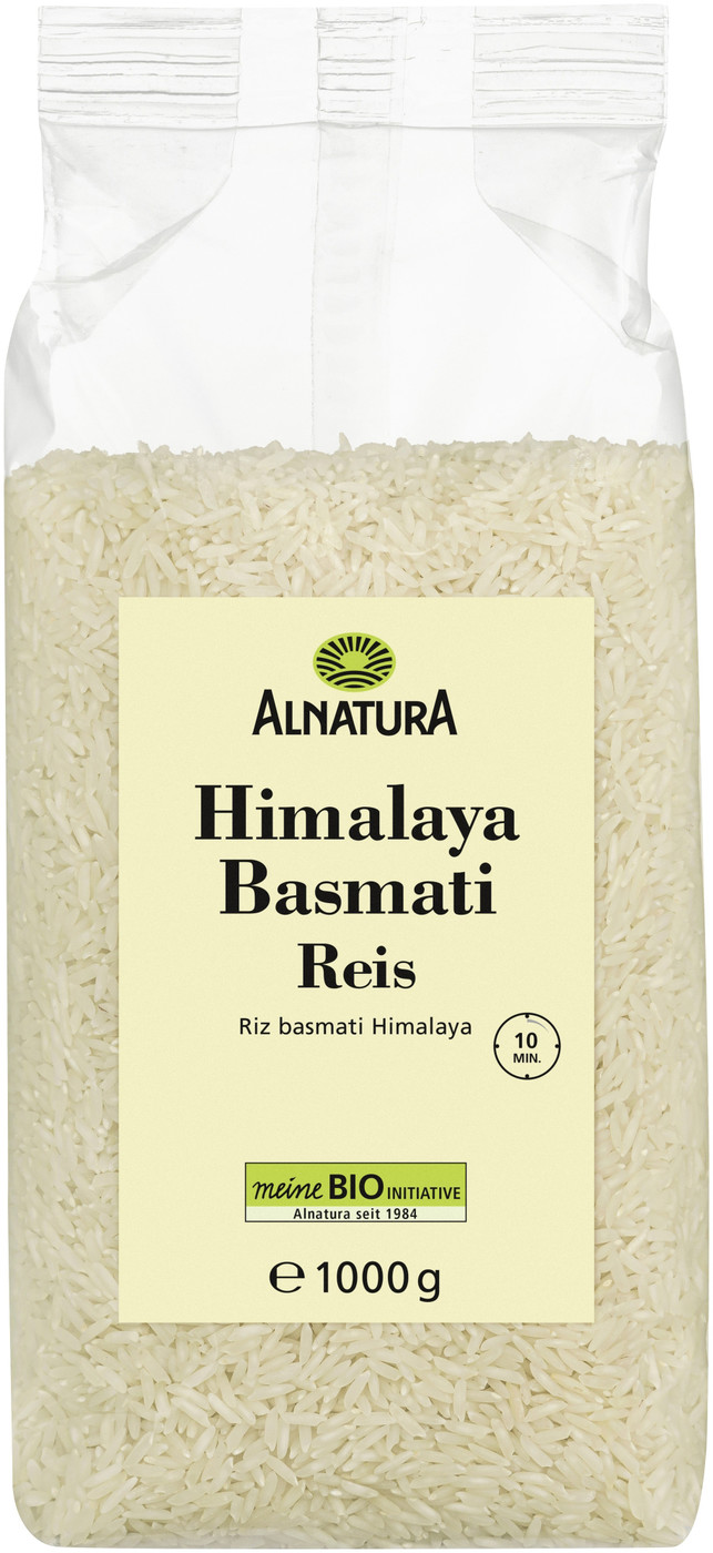 Alnatura Bio Himalaya Basmati Reis 1KG Alnatura Bio Himalaya Basmati Reis 1KG