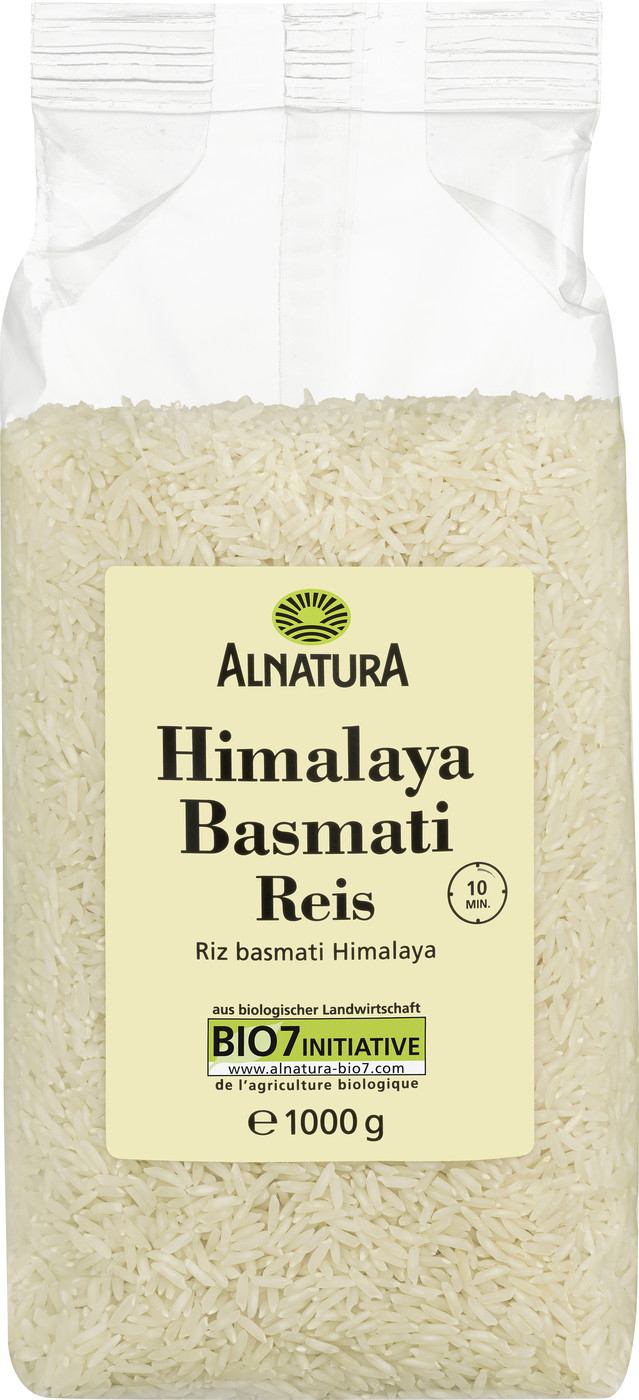 Alnatura Bio Himalaya Basmati Reis 1KG