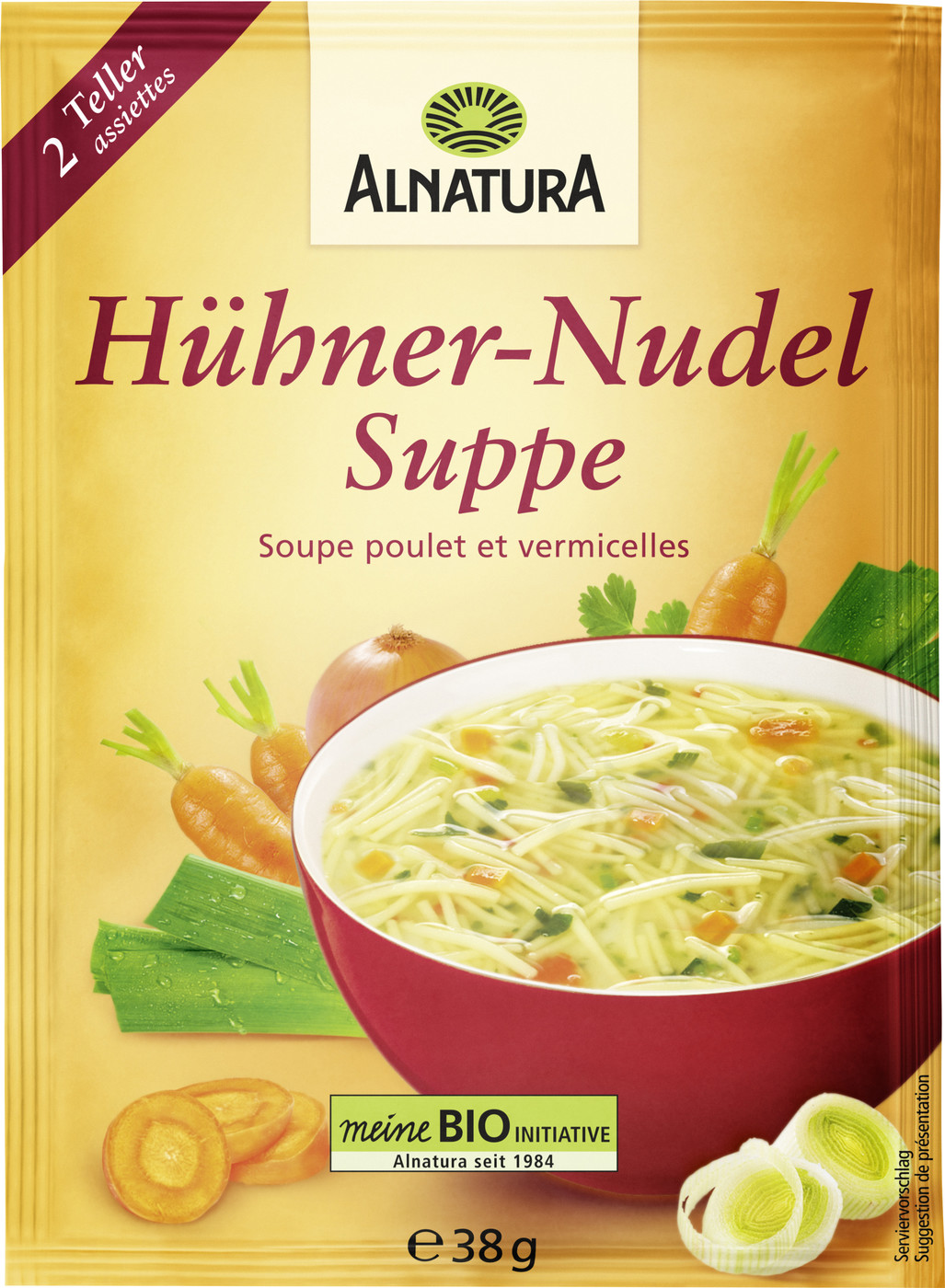 Alnatura Bio Hühner-Nudel-Suppe 38G Alnatura Bio Hühner-Nudel-Suppe 38G