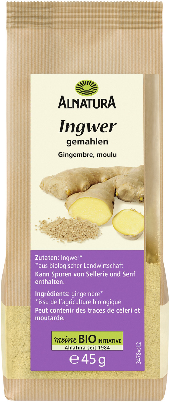 Alnatura Bio Ingwer gemahlen 45G Alnatura Bio Ingwer gemahlen 45G