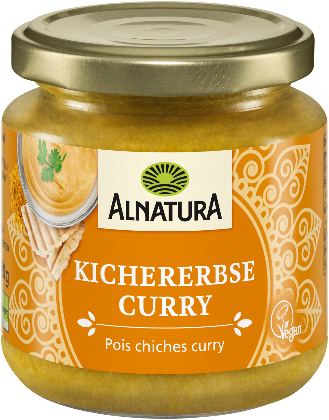 Alnatura Bio Kichererbse Curry Aufstrich 120G Alnatura Bio Kichererbse Curry Aufstrich 120G