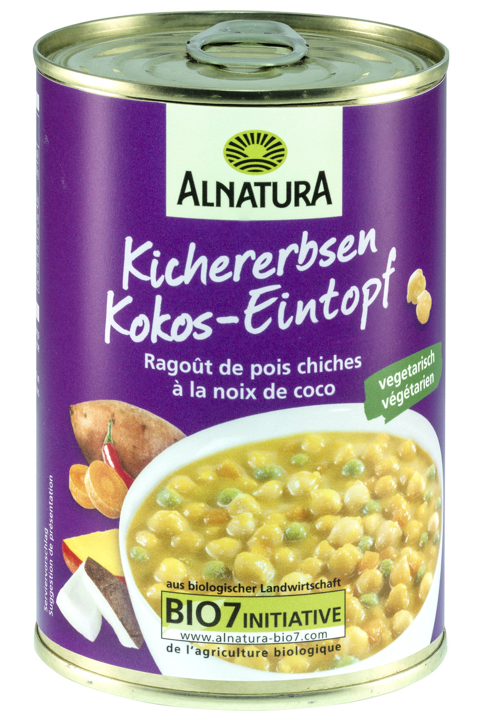 Alnatura Bio Kichererbsen Kokos-Eintopf 400G Alnatura Bio Kichererbsen Kokos-Eintopf 400G