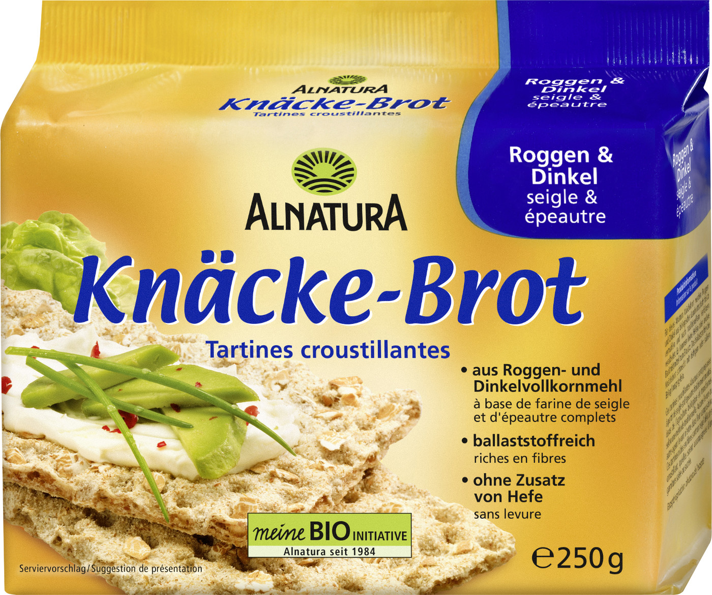 Alnatura Bio Knäcke-Brot Roggen & Dinkel 250G Alnatura Bio Knäcke-Brot Roggen & Dinkel 250G