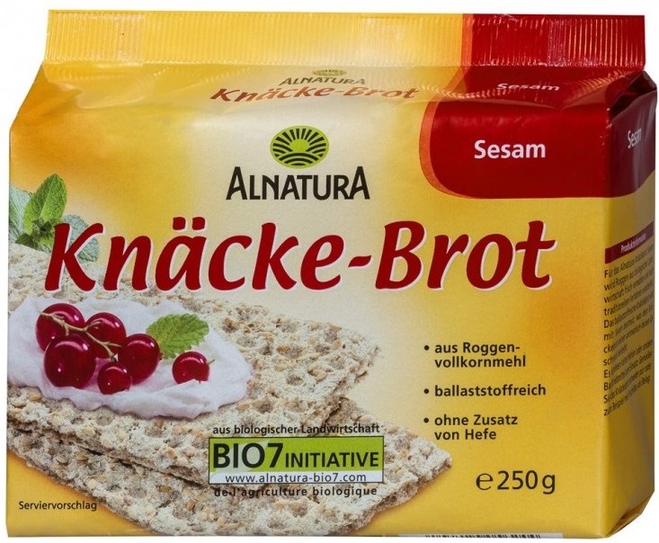 Alnatura Bio Knäcke-Brot Sesam 250G