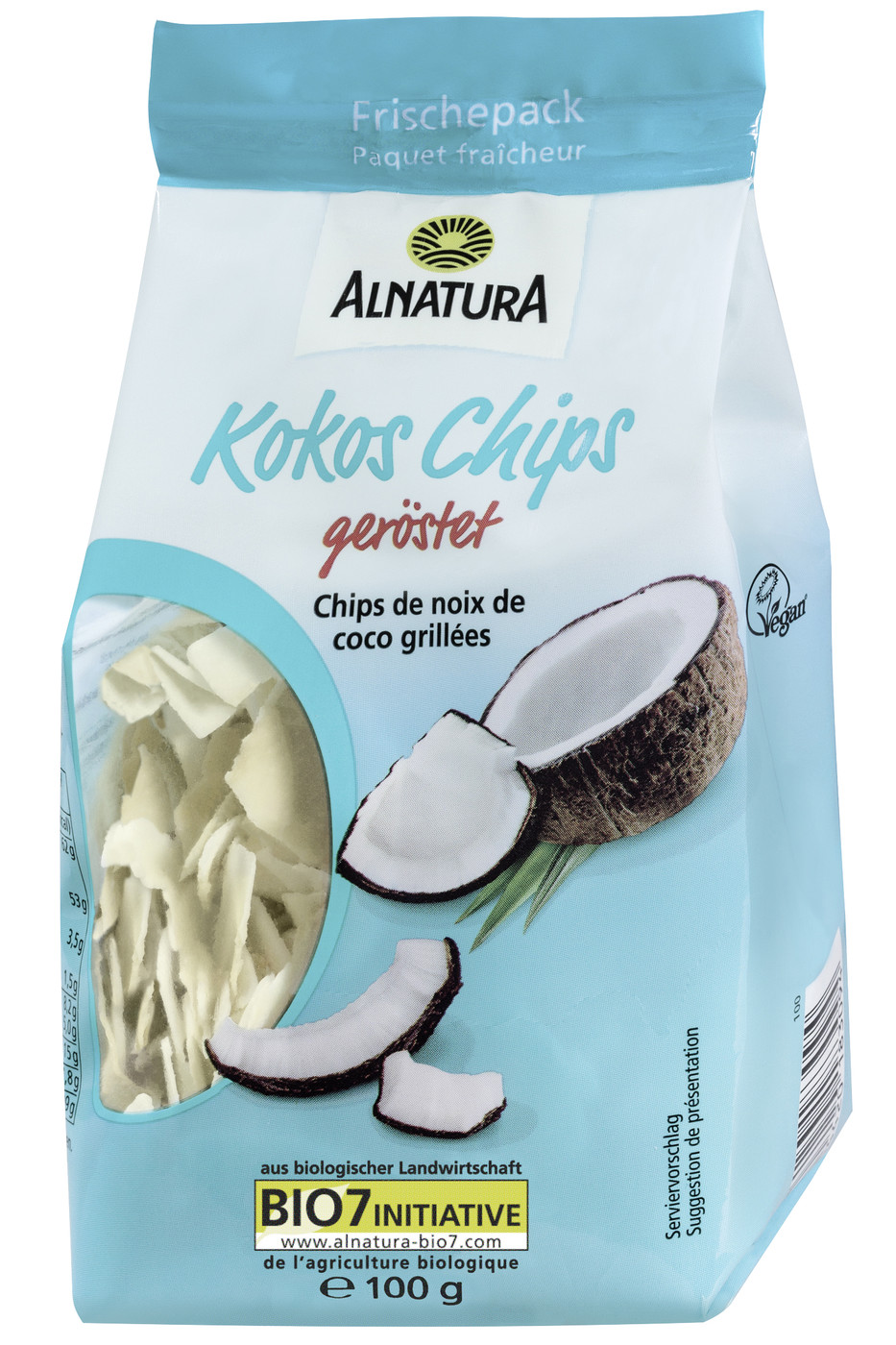 Alnatura Bio Kokos Chips geröstet 100G Alnatura Bio Kokos Chips geröstet 100G