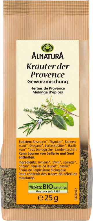 Alnatura Bio Kräuter der Provence Gewürzmischung 25G Alnatura Bio Kräuter der Provence Gewürzmischung 25G