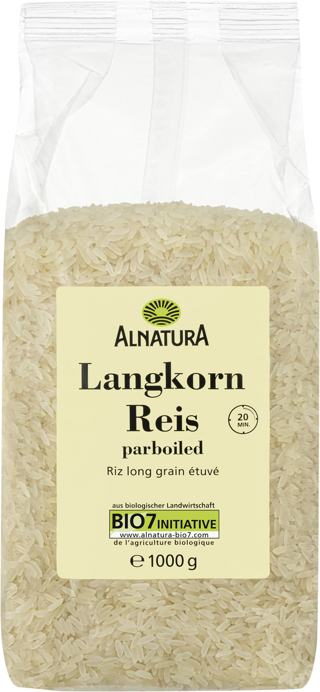 Alnatura Bio Langkornreis parboiled 1KG