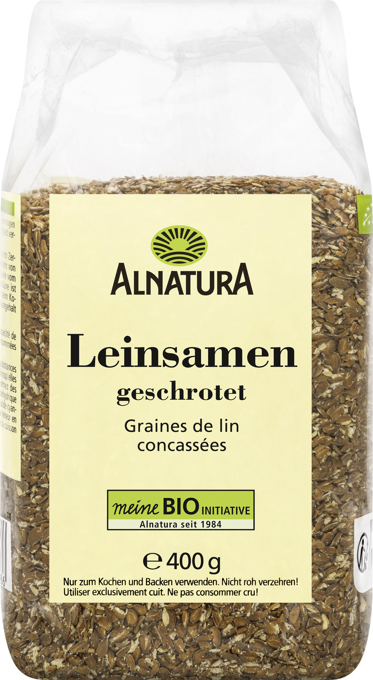 Alnatura Bio Leinsamen geschrotet 400G Alnatura Bio Leinsamen geschrotet 400G