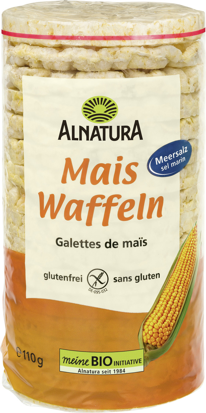 Alnatura Bio Maiswaffeln mit Meersalz 110G