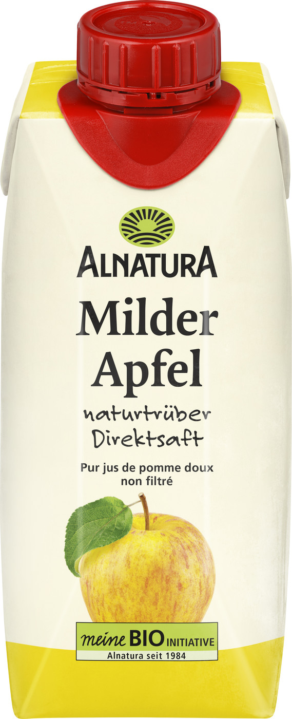 Alnatura Bio Milder Apfelsaft naturtrüb 330ML