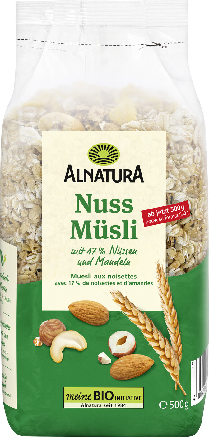 Alnatura Bio Nuss Müsli 500G Alnatura Bio Nuss Müsli 500G