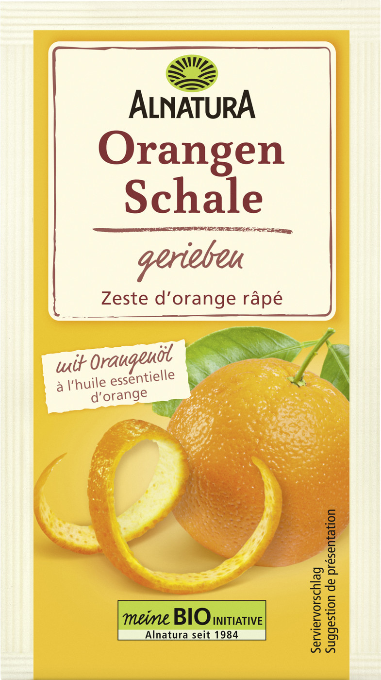 Alnatura Bio Orangenschale gerieben 5G