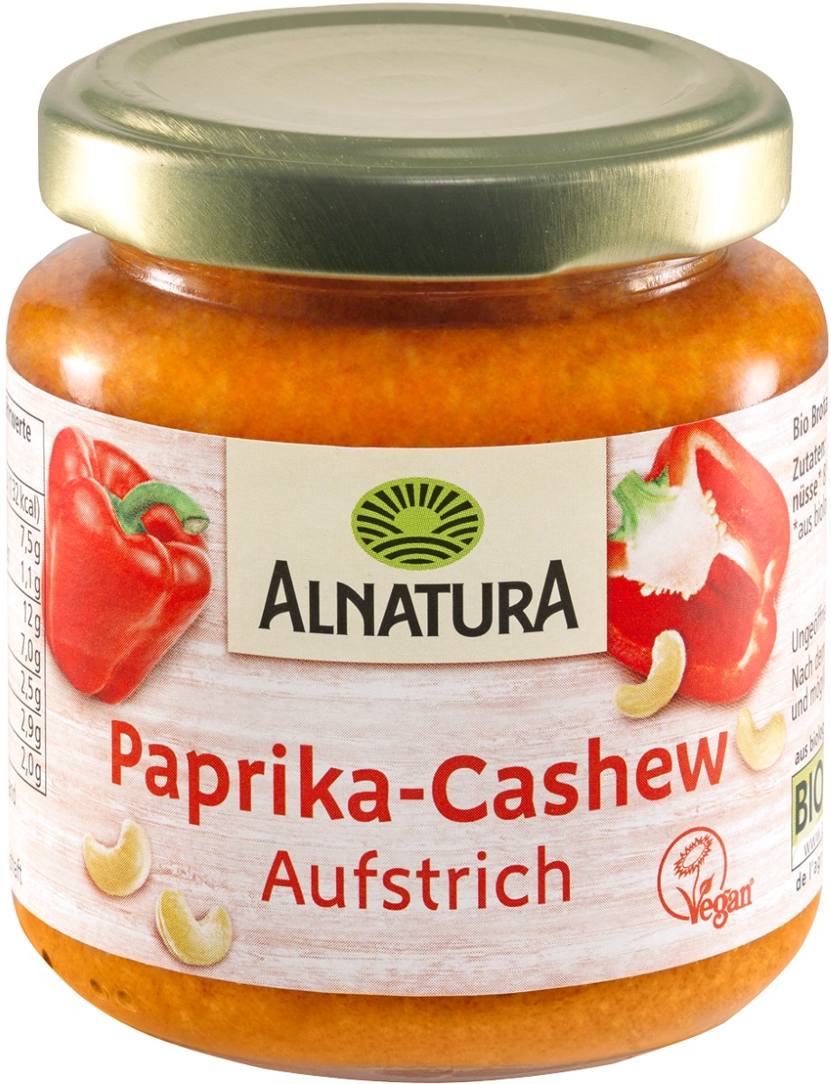Alnatura Bio Paprika-Cashew Aufstrich 125G
