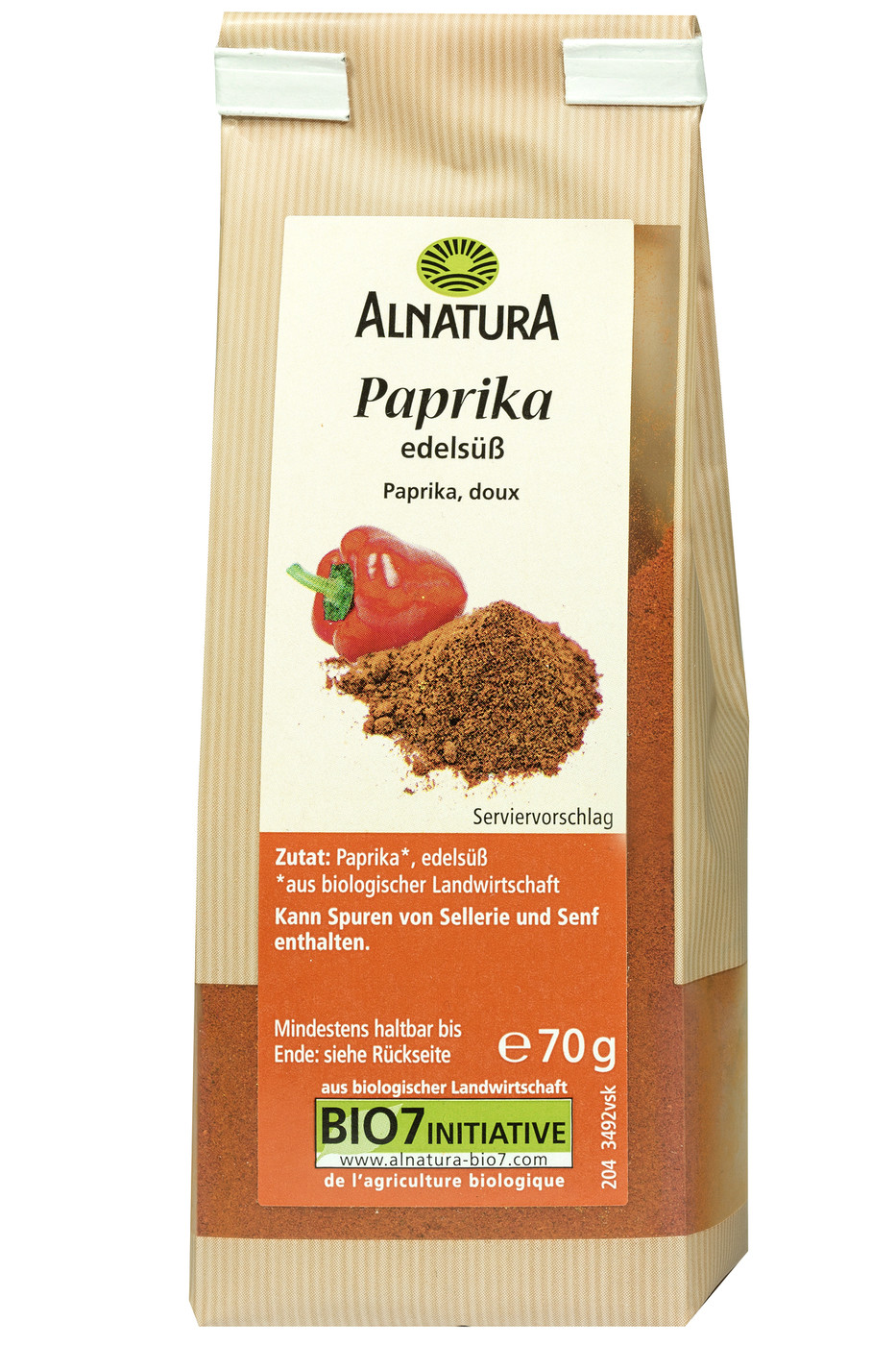 Alnatura Bio Paprika edelsüß 70G