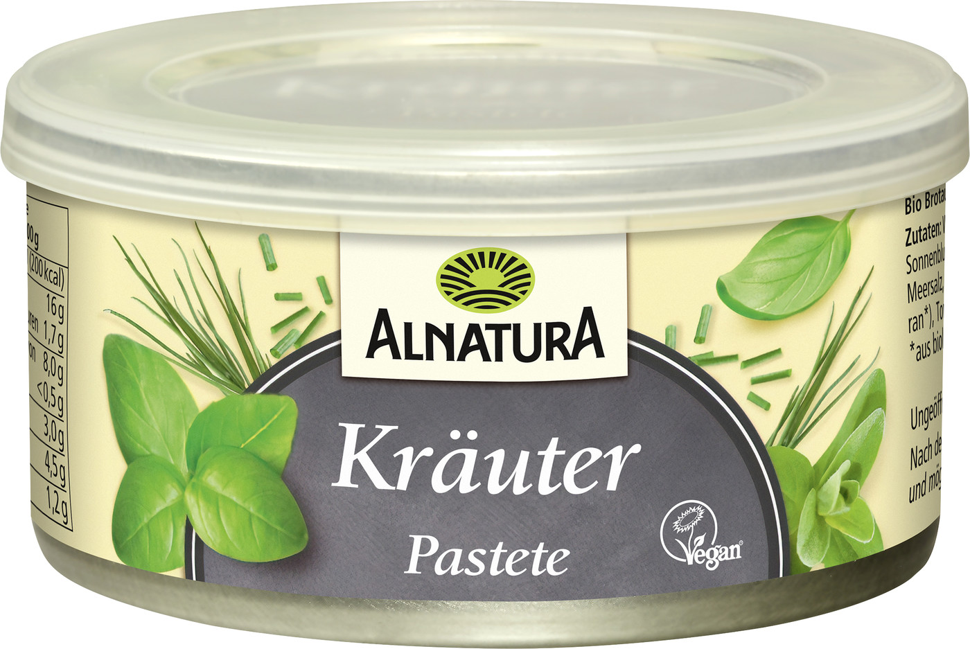 Alnatura Bio Pastete Kräuter 125G