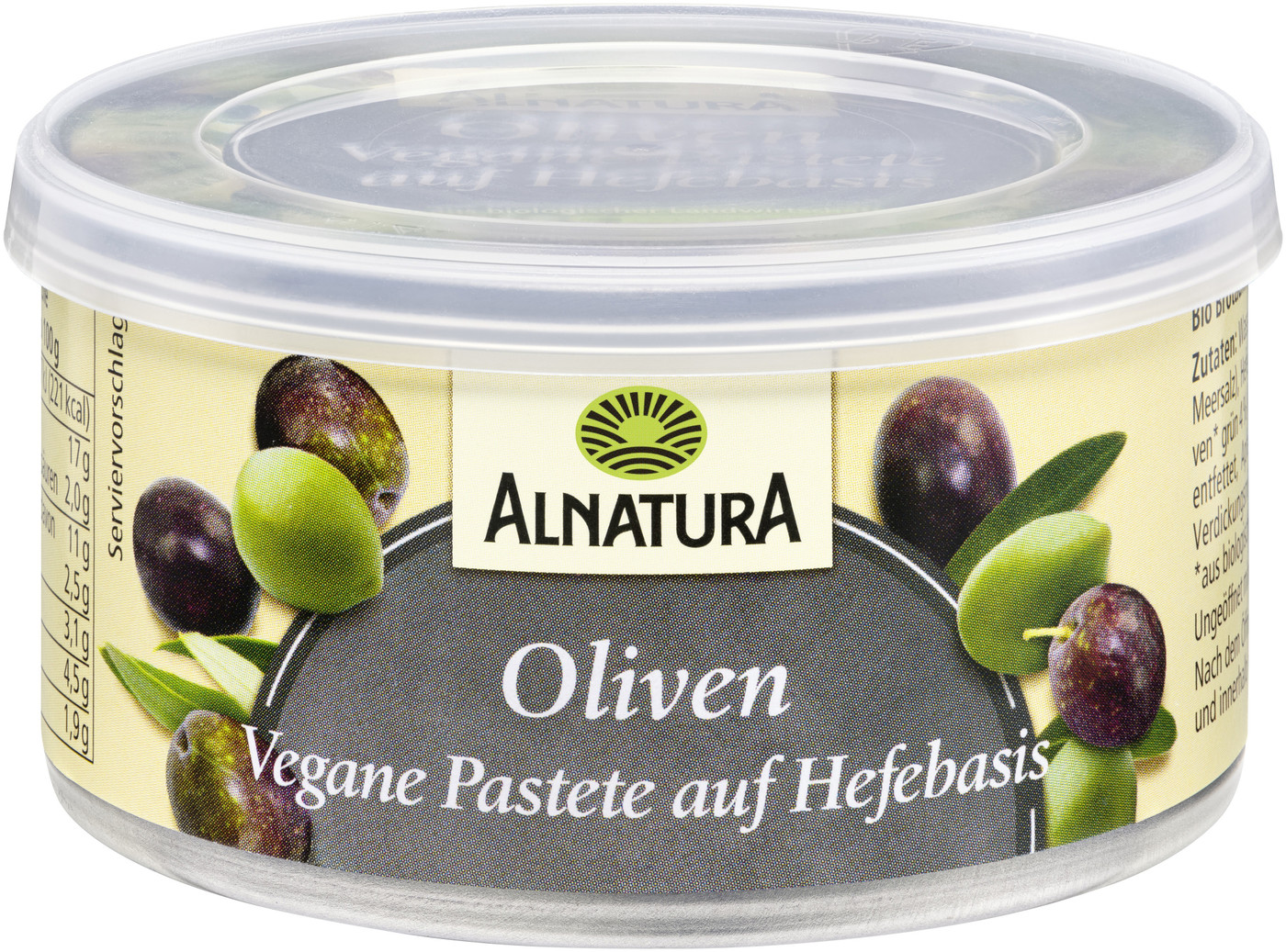 Alnatura Bio Pastete Olive 125G Alnatura Bio Pastete Olive 125G