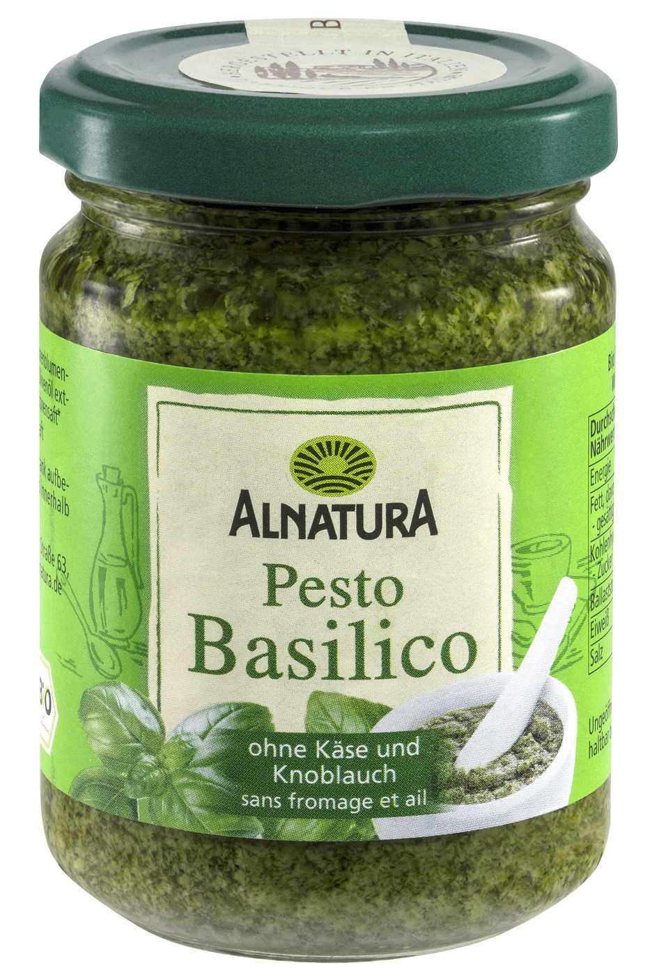 Alnatura Bio Pesto Basilico 130G Alnatura Bio Pesto Basilico 130G