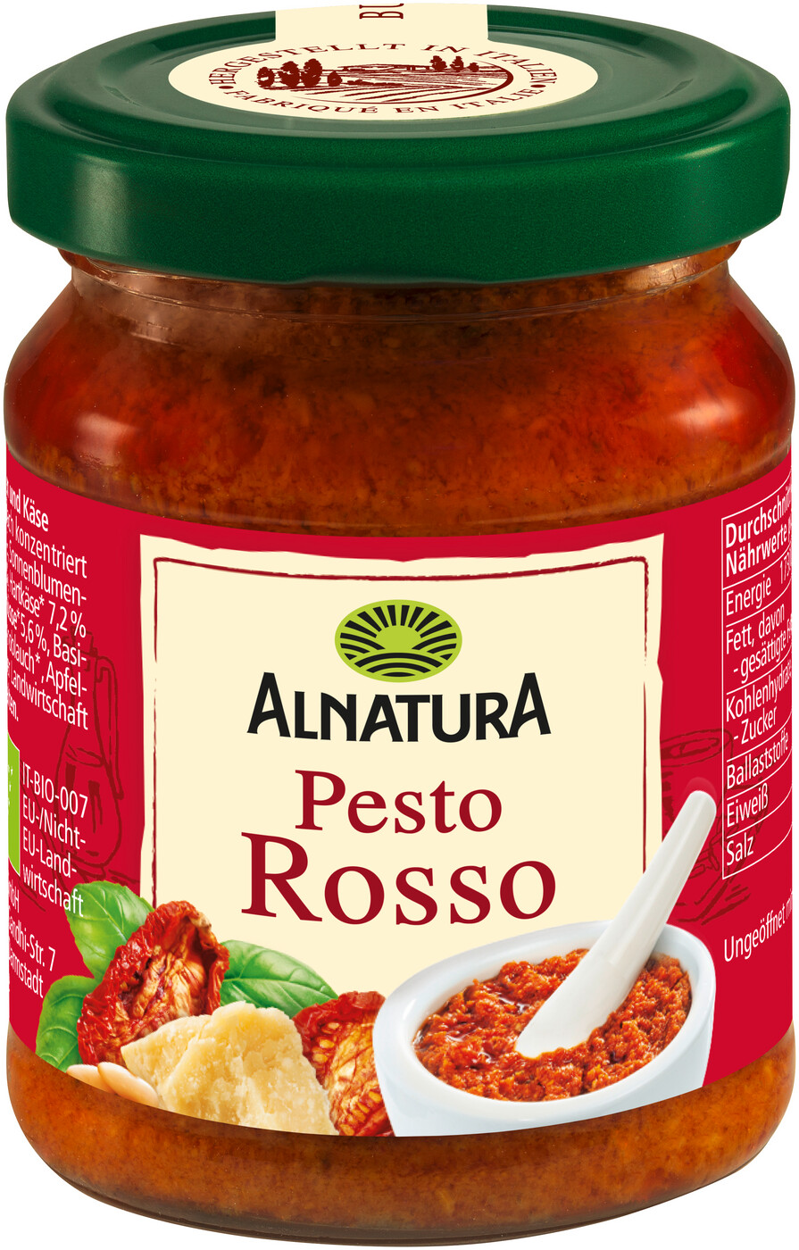 Alnatura Bio Pesto Rosso 130G Alnatura Bio Pesto Rosso 130G