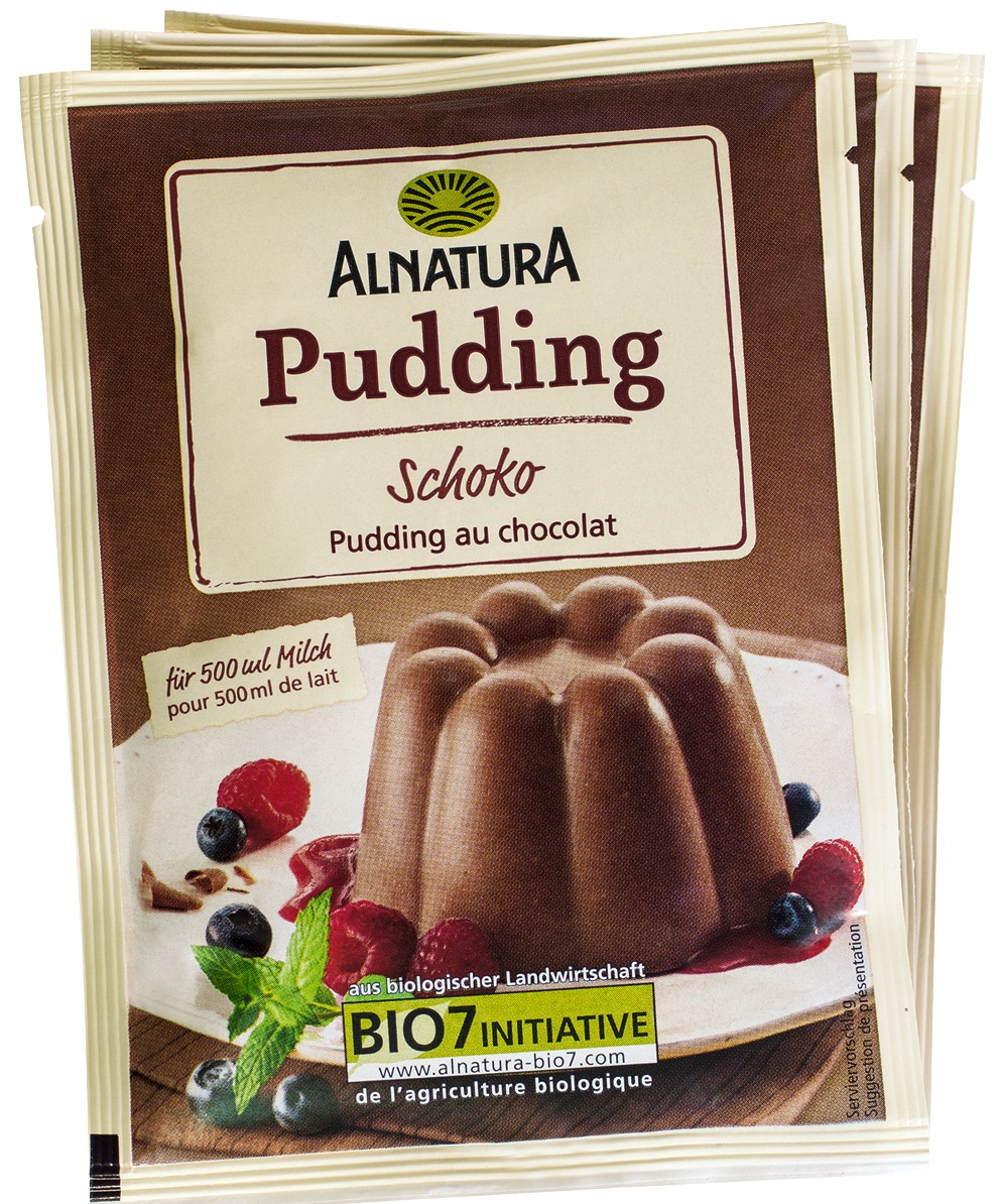 Alnatura Bio Pudding Schoko 3ST 138G