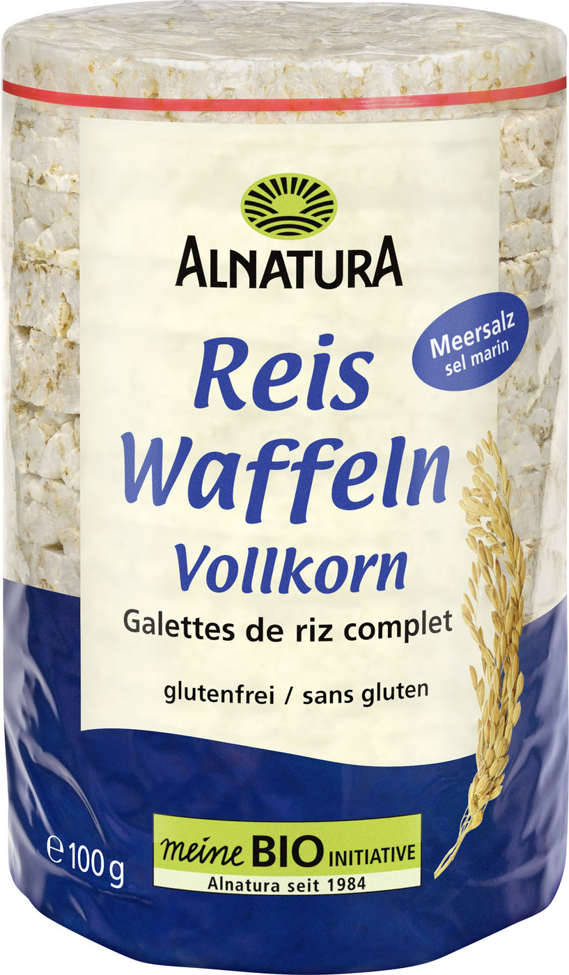 Alnatura Bio Reiswaffeln Meersalz 100G Alnatura Bio Reiswaffeln Meersalz 100G