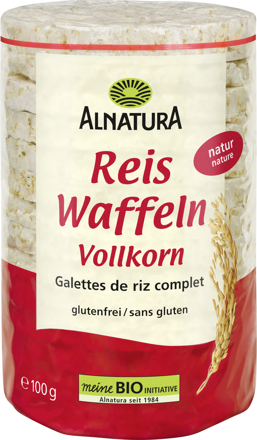 Alnatura Bio Reiswaffeln Vollkorn natur 100G