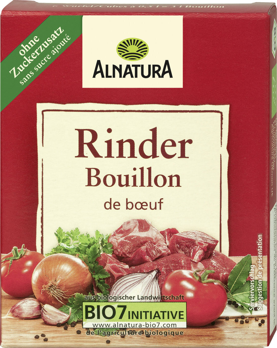 Alnatura Bio Rinder Bouillon 6ST 66G