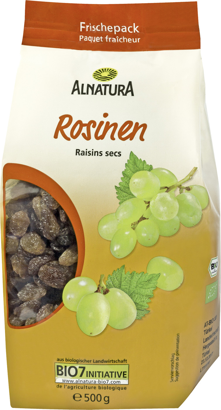 Alnatura Bio Rosinen 500G Alnatura Bio Rosinen 500G