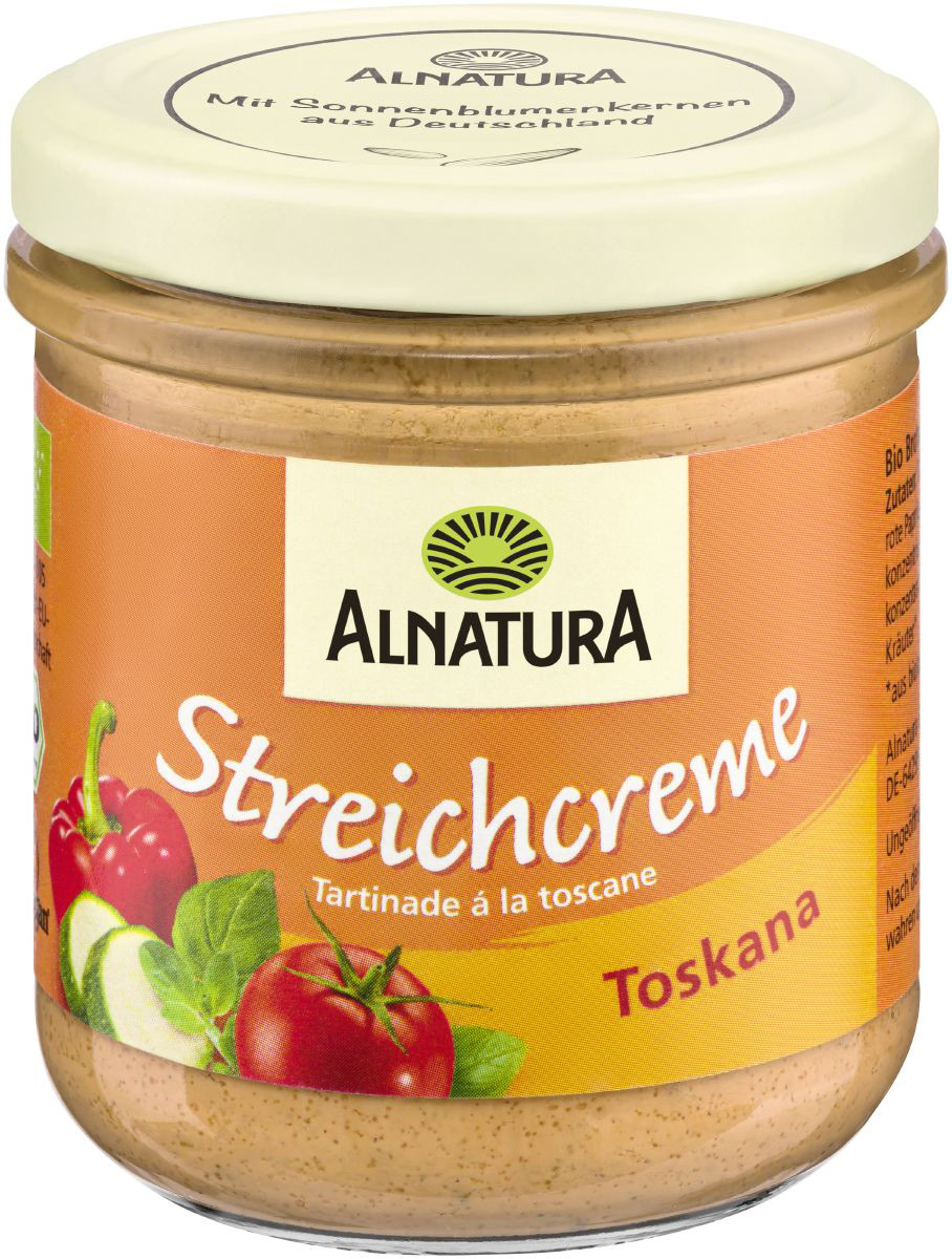 Alnatura Bio Streichcreme Toskana 180G Alnatura Bio Streichcreme Toskana 180G